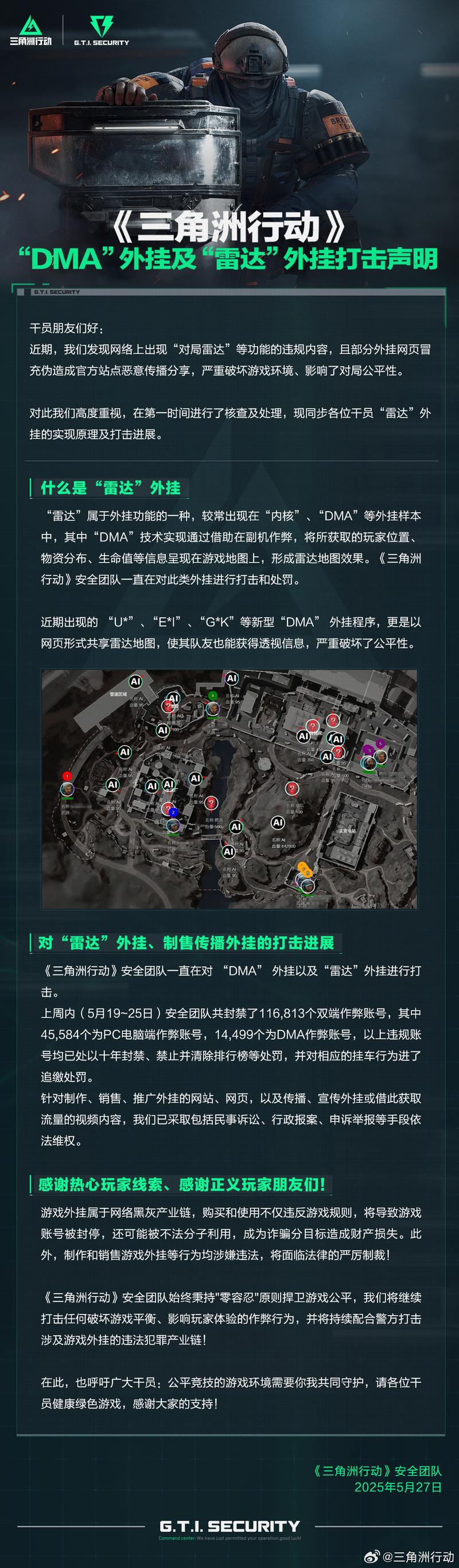 三角洲行动提前枪外挂泛滥，严重破坏游戏公平性
